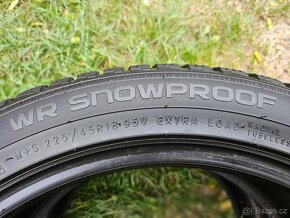 4x Zimní pneu Nokian WR-SNOWPROOF - 225/45 R18 XL - 80% - 5