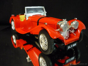 Jaguar SS100 1937 červený Bburago 1/18 - 5