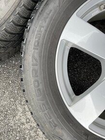 Prodám sadu ALU kol 17" zimní pneu 225/60 R17 - 5