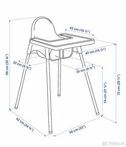 Jídelní židlička Ikea Antilop - 5