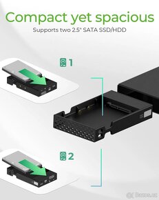 Raid box na 2x 2,5” SATA HDD/SSD ICY BOX IB-RD2253-C31 - 5