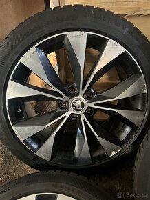 Zimni alu kola Superb 235/45 R 18 - 5