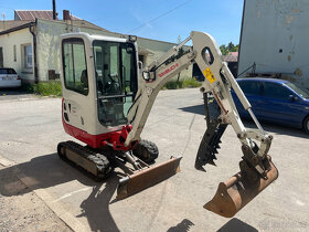 Minibagr Takeuchi TB216,1690mth,,1865kg,přidržovací palec - 5