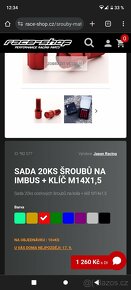 Šrouby na kola M14x1.5 - 5