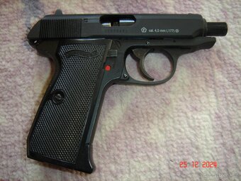 Prodám krásnou novou vzduchovou pistole Walther PPK na CO2 d - 5