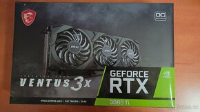 RTX 3080ti MSI Ventus 3X 12 GB, záruka - 5