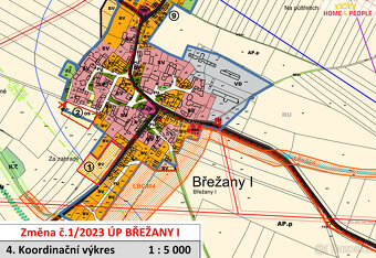 Prodej stavebního pozemku 970 m² v obci Břežany I, okres Kol - 5