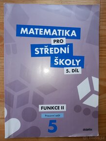 Matematika pro střední školy - pracovní sešity didaktis - 5