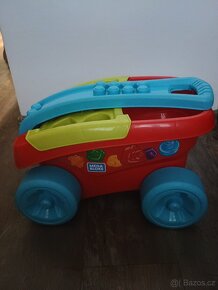 Fisher Price Mega bloks vozík a kyblík s kostkami - 5