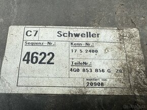 Plastove prahy - Audi A6 4G/C7 - 5