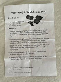 Držák mobilu na kolo, pro mobil 4.3-5.8“, nový, nepoužitý - 5