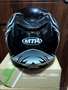 Prodám málo používanou helmu na motorku MTR v.L 59-60cm. - 5
