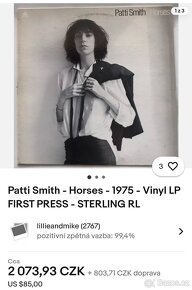 Patti Smith - Horses, 1.press US - 5