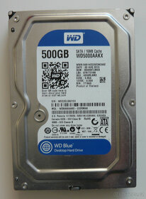 WD Blue 500GB 3.5" SATAIII WD5000AAKX - 5