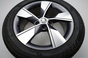 Škoda Octavia - Originání 17" alu kola - Zimní pneu - 5