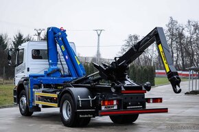 MERCEDES AXOR 1824 HÁKOVÝ NOSIČ KONTEJNERŮ + HYDR. RUKA EU4 - 5