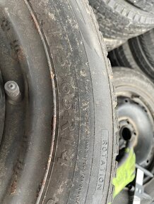 Plech disky 4x114,3 včetně zimních pneu 175/65R14 - 5