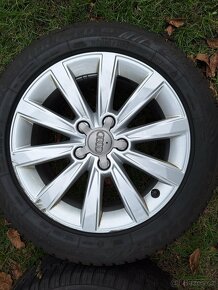 alu kola 5x112 R16 AUDI zimní pneu 205/55/16 - 5