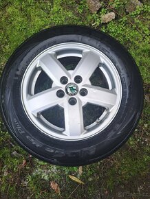 Alu kola 5x100 Octavia,Fabia,Roomster,Rapid 195/65 R15 - 5