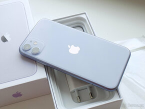 APPLE iPhone 11 128GB Purple - ZÁRUKA - 100% BATERIE - 5