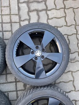 ORIGINÁL Alu Škoda Denom R17, 5x112 - TOP STAV - 5