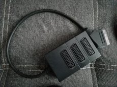 Scart kabel 1,5m, scart kabel 2m, scart rozbočovač - nové - 5