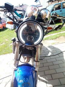 Led světlo + maska moto - 5