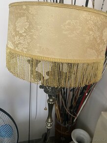 Starožitná mosazná lampa - 5