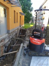 Půjčovna-pronájem-práce minibagrem Kubota - 5