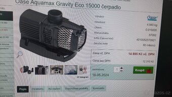 Jezírkové čerpadlo  Oase eco 15000l - 5