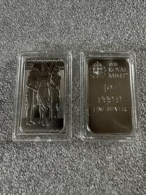 2x 1oz Stříbrný slitek The Royal Mint - The Great Engravers - 5