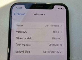 Apple iPhone X 64GB, Black - 5