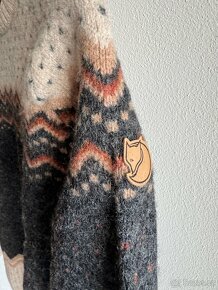 Švédský vlněný merino svetr Fjallraven Övik Knit - 5