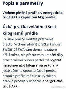 Pračka Zanussi - 5