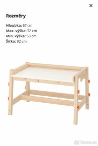 Dětský stůl Ikea Flisat - 5