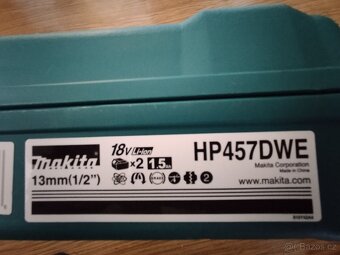 Příklepová Aku Makita HP457DWE - 5