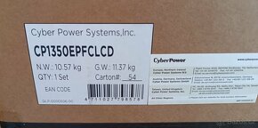 CyberPower PFC SineWave LCD GP UPS 1350VA/810W - 5