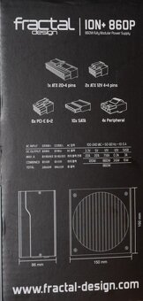 Fractal Design Ion+ 860W Platinum,aktivní / pasívní chlazení - 5