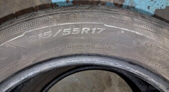 2x letní pneumatiky Hankook 215/55 R17, r.v. 2022 - 5