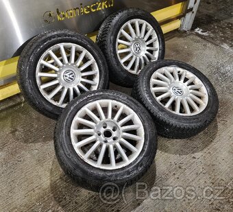 Zimní Kola 5x112 Audi VW Seat Skoda 225/55R17 / Vzorek 8 mm - 5