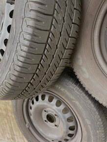 Plechové disky 4x108 14 s letním pneu 185/70 R14 - 5