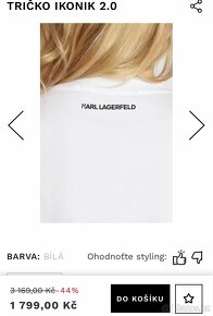 Karl Lagerfeld white t-shirt woman - 5