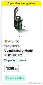 PARKSIDE Vysokotlaký čistič PHD 110 F2 - 5