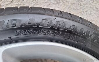 Alu kola R17 5x112 VW + letní pneu 225/45/17 - 5