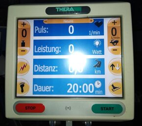 Motomed Thera-Vital, České menu. - 5