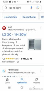 Mrazák lg 85cm,š 55cm. - 5