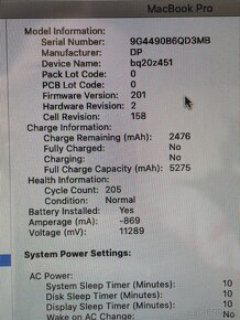 MacBook Pro Mid 2012 – SSD 256 GB, 16 GB RAM - 5