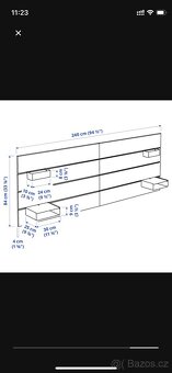 Postel IKEA Brimnes - 5