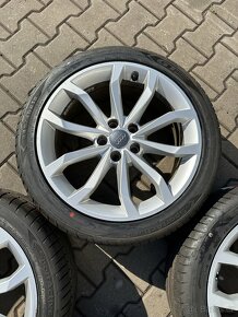 Kompletní alu Audi A4 5x112r18 + 245/40r18 letní nové - 5