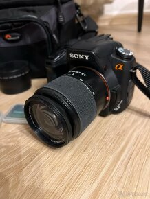 SONY DIGITALNI FOTOAPARAT DSLR-A350+ 2 OBJEKTIVY+NABÍJEČKA - 5